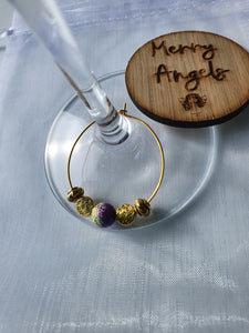 Coloured Wine Glass Charms