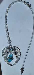 Silver Angel Wing Hanging Charms