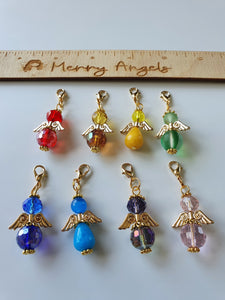 Set of 8 angel hugs in a variety of colours. 