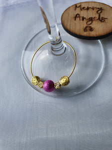 Coloured Wine Glass Charms