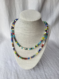 Millefiori glass beaded collection