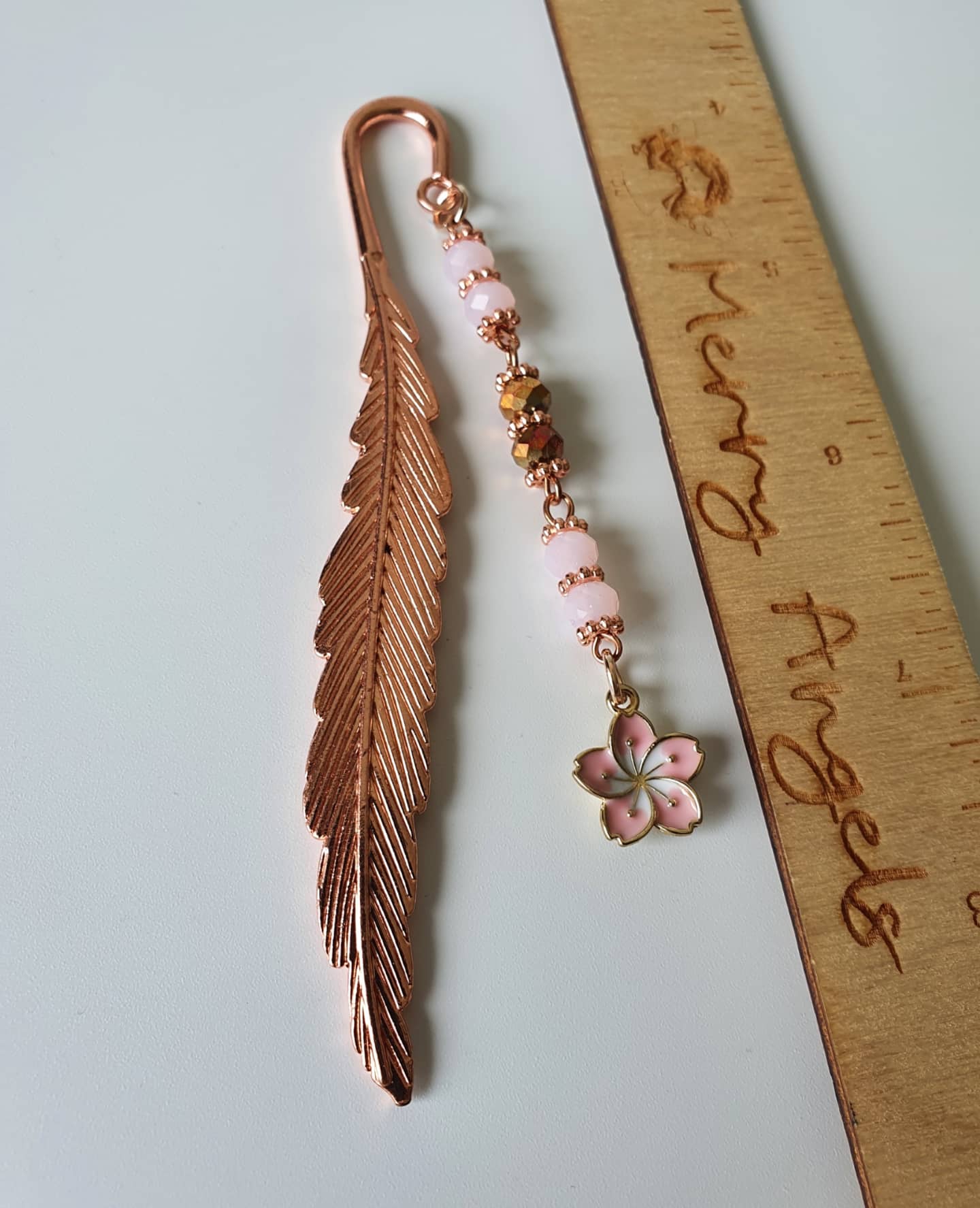 Feather Bookmark rose gold/goldcoloured